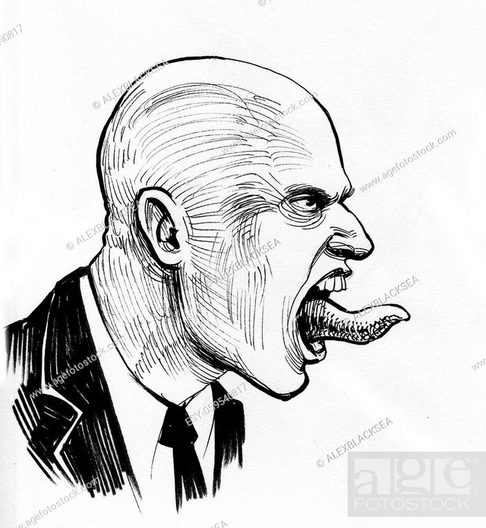 mouth and tongue drawing