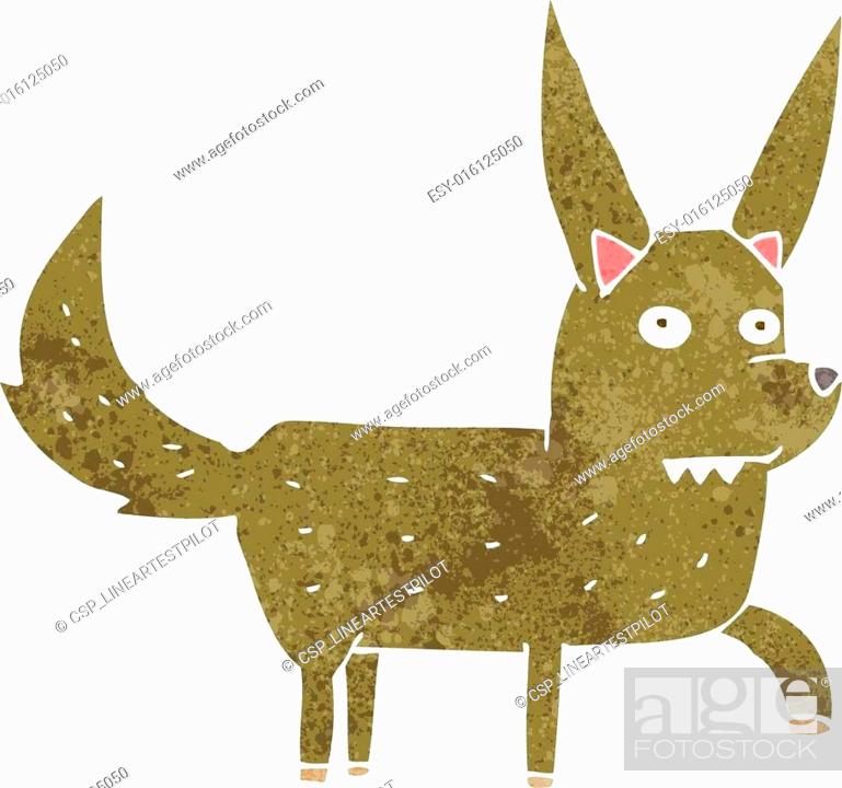 cartoon wild dog, Stock Vector, Vector And Low Budget Royalty Free Image.  Pic. ESY-016125050 | agefotostock