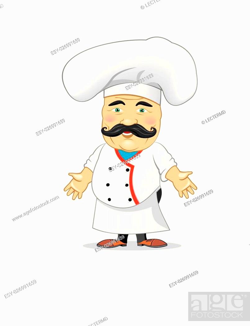 Chef vector illustration for animation, games, different poses, kitchen,  food, gastronomy, Stock Vector, Vector And Low Budget Royalty Free Image.  Pic. ESY-026991659 | agefotostock