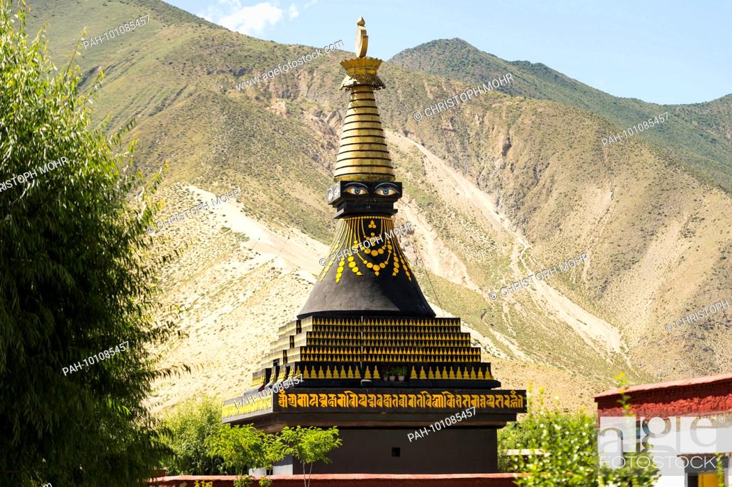 Stock Photo: monastery Samye September 2017 | usage worldwide. - /Tibet/China.