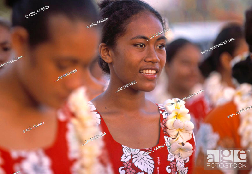 Samoan Girl Teuila Festival Samoa