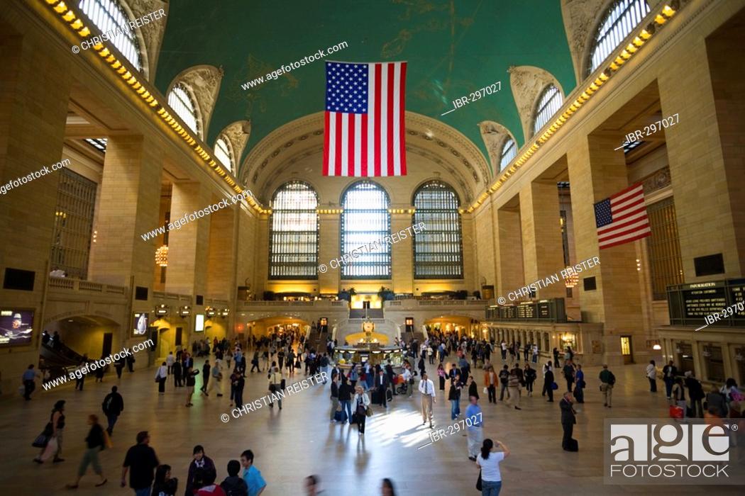 Stock Photo: Grand Central Terminal, GCT, Grand Central Station, Manhattan, New York, USA.