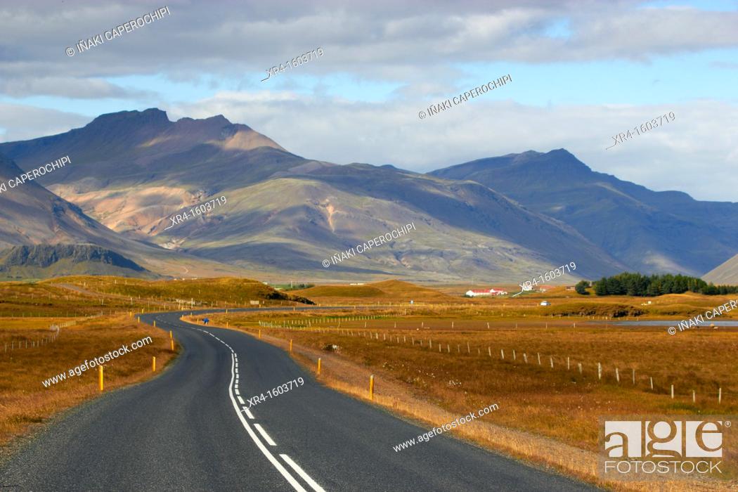 Stock Photo: National Route 1, Hofn, Iceland.
