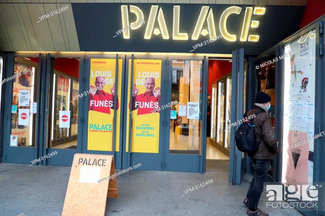 Stock Photo: Illustration shows the Palace Cinema, who decided to stay open as some others, to protest against the closing decided by last Codeco meeting.