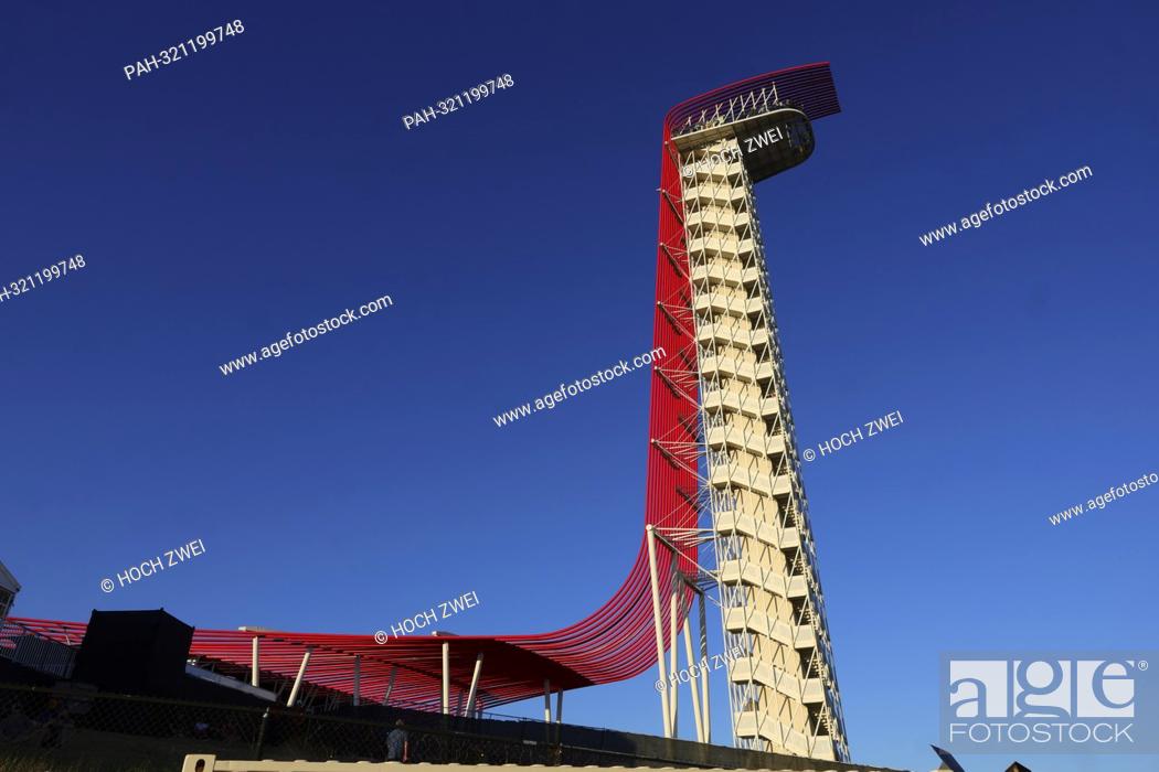 Stock Photo: Observation Tower, F1 Grand Prix of USA at Circuit of The Americas on October 22, 2022 in Austin, United States of America. (Photo by HIGH TWO).