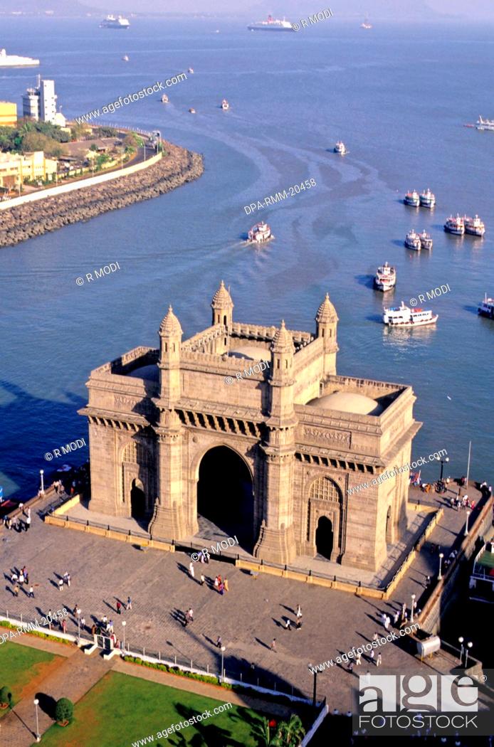 Stock Photo: Gateway Of India , Bimbay mumbai , maharashtra , india.
