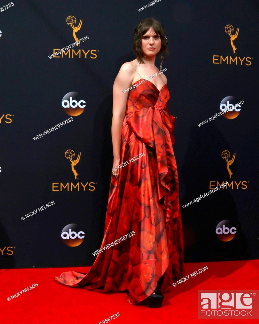 Stock Photo: 2016 Primetime Emmy Awards - Arrivals at the Microsoft Theater on September 18, 2016 in Los Angeles, CA Featuring: Hari Nef Where: Los Angeles, California.
