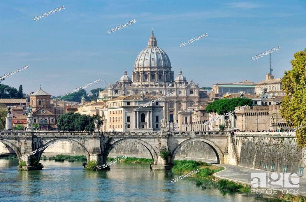 Stock Photo: Rom Petersdom - Rome Papal Basilica of Saint Peter 08.