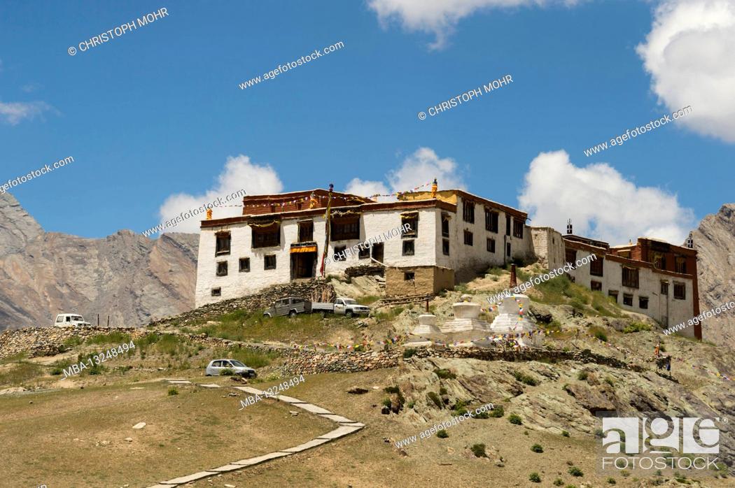 Stock Photo: the Mune Gompa monastery.