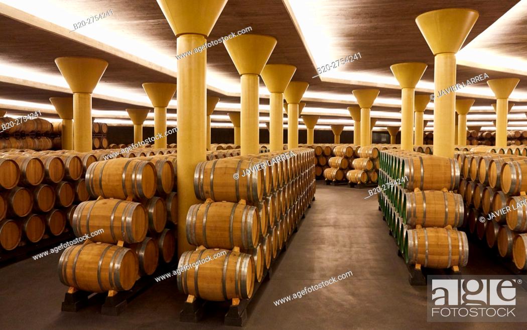 Stock Photo: Wine cellar, Dinastia Vivanco winery, Briones, La Rioja, Spain, Europe.