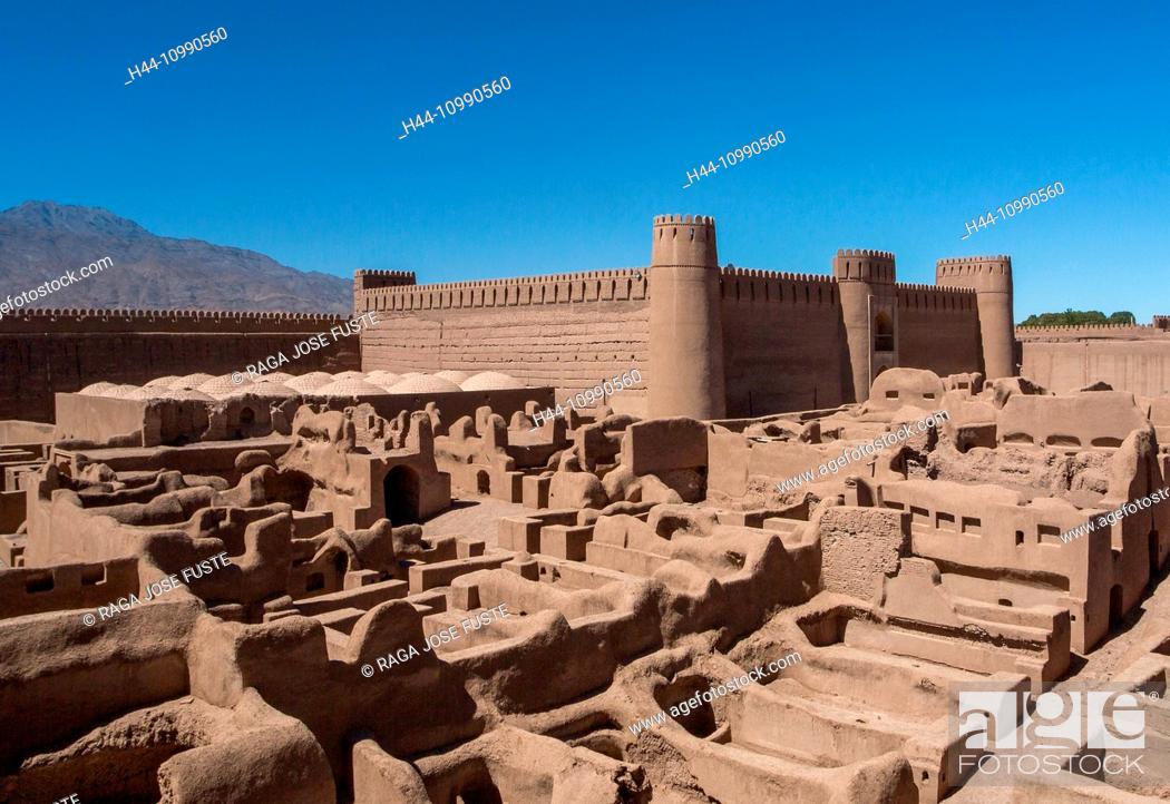 Stock Photo: Iran, Rayen City, Arg-e-Rayen, Raen Citadel, governor's palace.