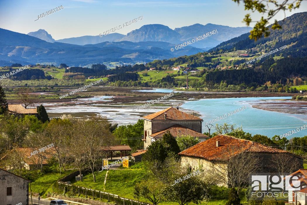 Stock Photo: Kanala. Urdaibai Biosphere Reserve. Biscay, Basque Country, Spain.