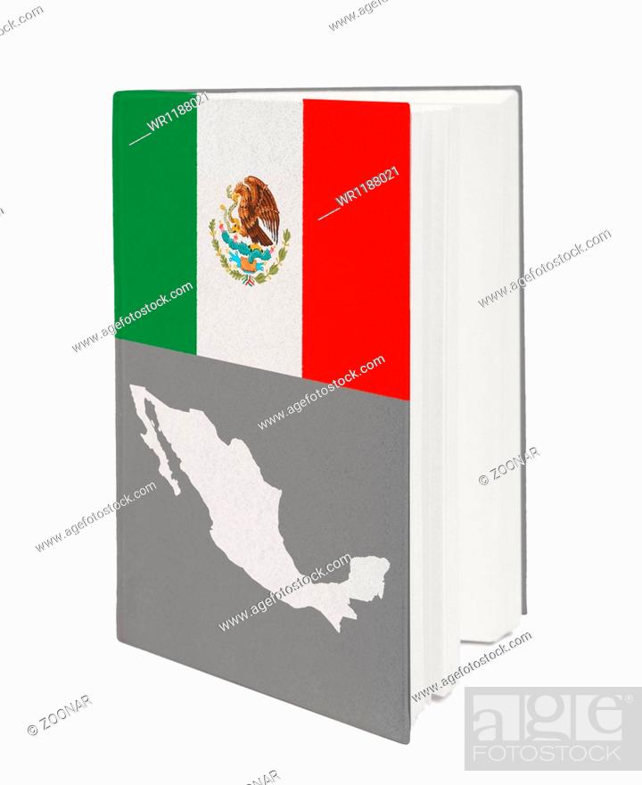 Stock Photo: Concept. Book with the national flag.