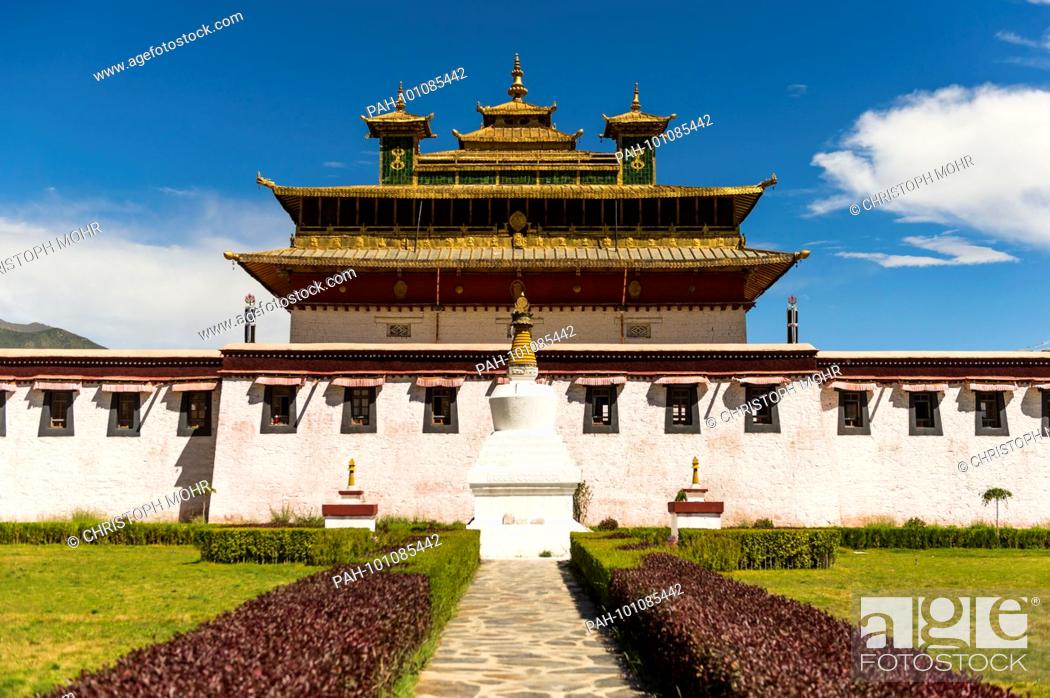 Stock Photo: monastery Samye September 2017 | usage worldwide. - /Tibet/China.