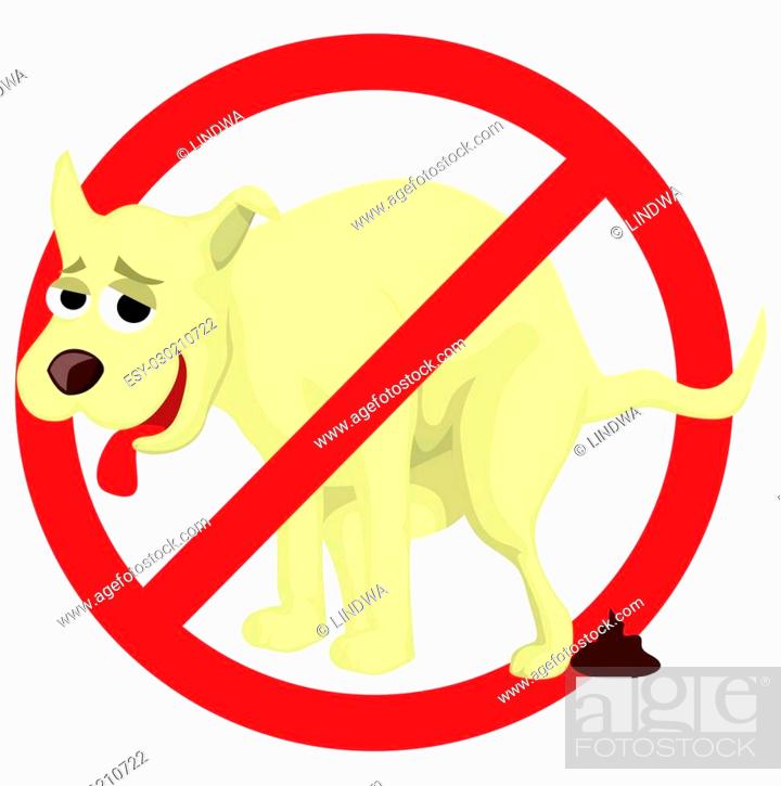 Cartoon dog poop sign, Stock Vector, Vector And Low Budget Royalty Free  Image. Pic. ESY-030210722 | agefotostock