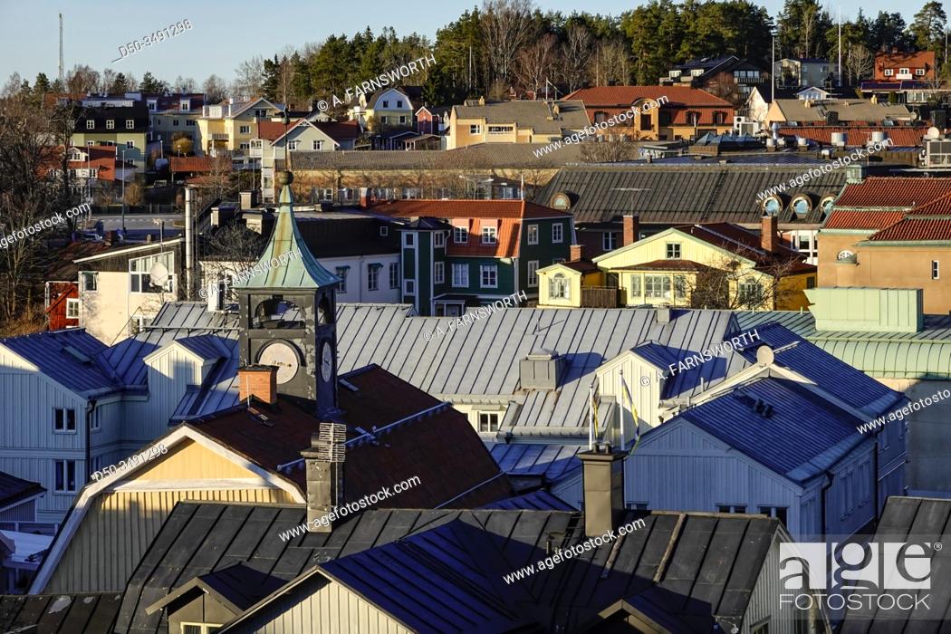 Stock Photo: Norrtalje, Sweden The skyline of the city.