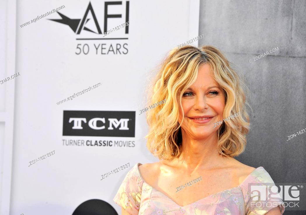 Stock Photo: Meg Ryan at the AFI Life Achievement Award Gala Tribute To Diane Keaton held at the Dolby Theatre in Hollywood, USA on June 8, 2017.