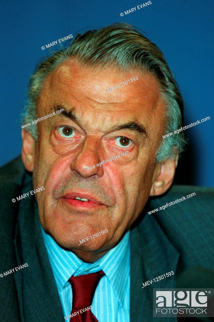 Stock Photo: Hans Van Mierlo Foreign Min. Of Netherlands 13 July 1998.