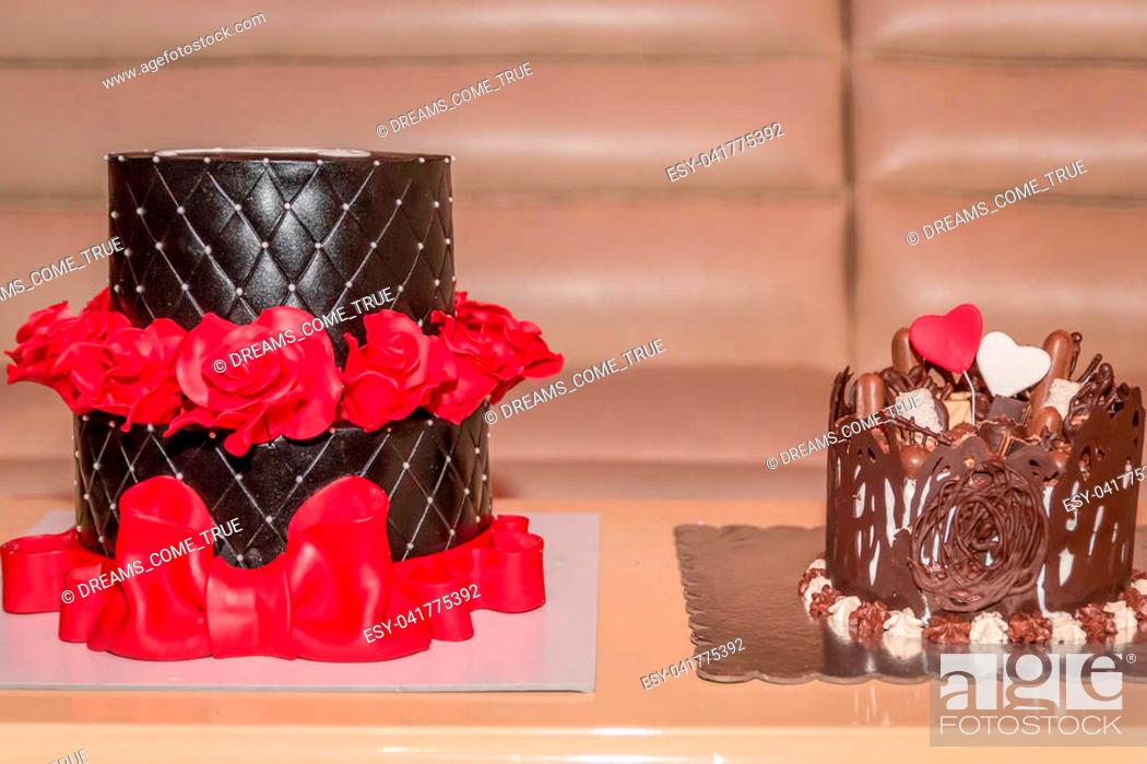 62 Red Ribbon Birthday Cakes Stock Photos HighRes Pictures and Images   Getty Images