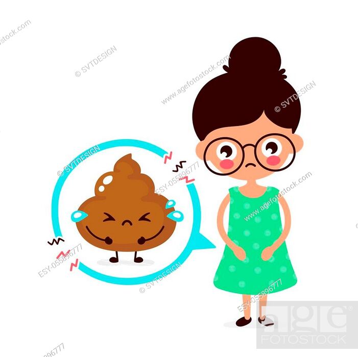 Sad young man with poop problem character. Vector flat cartoon illustration  icon design, Stock Vector, Vector And Low Budget Royalty Free Image. Pic.  ESY-055896777 | agefotostock