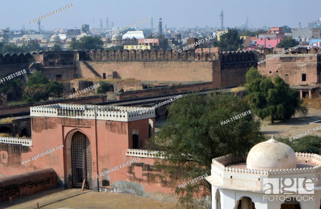 Stock Photo: View from the city palace ""Junagarh Fort"" (1588) to the city Bikaner in North India, taken on 05.02.2019 | usage worldwide.