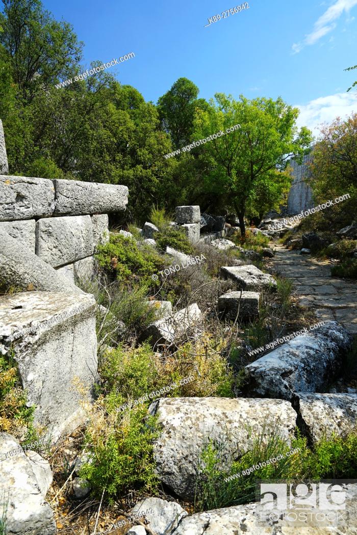 Imagen: Termessos. The unexcavated Pisidian city. Ancient Greece. Asia Minor. Turkey.