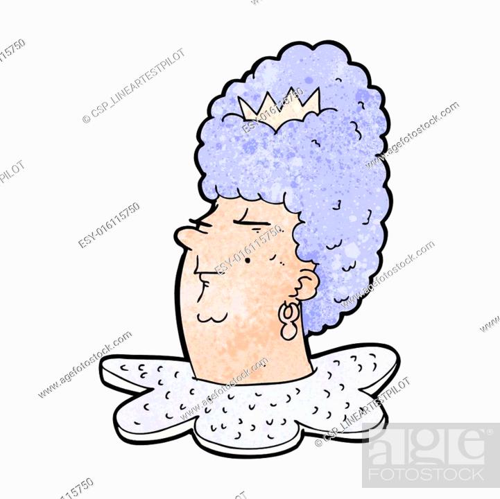 cartoon queen head, Stock Vector, Vector And Low Budget Royalty Free Image.  Pic. ESY-016115750 | agefotostock