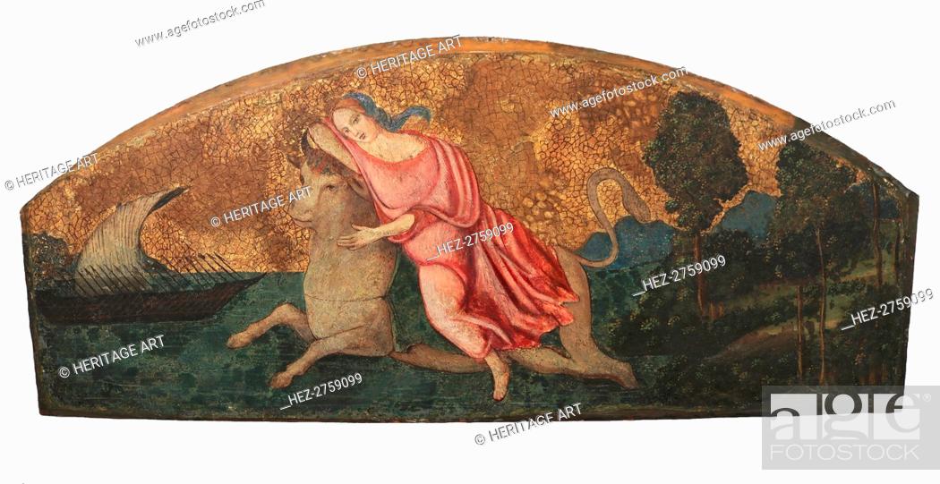 Stock Photo: Rape of Europa, ca. 1509. Creator: Bernardino Pinturicchio.