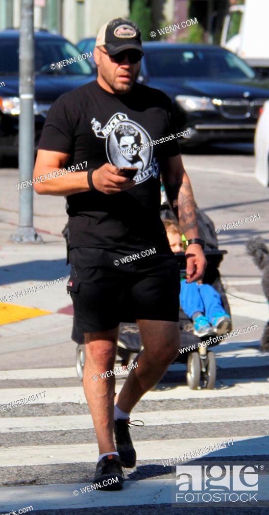 Stock Photo: The Expendables star Randy Couture out and about in Beverly Hills Featuring: Randy Couture Where: Los Angeles, California.