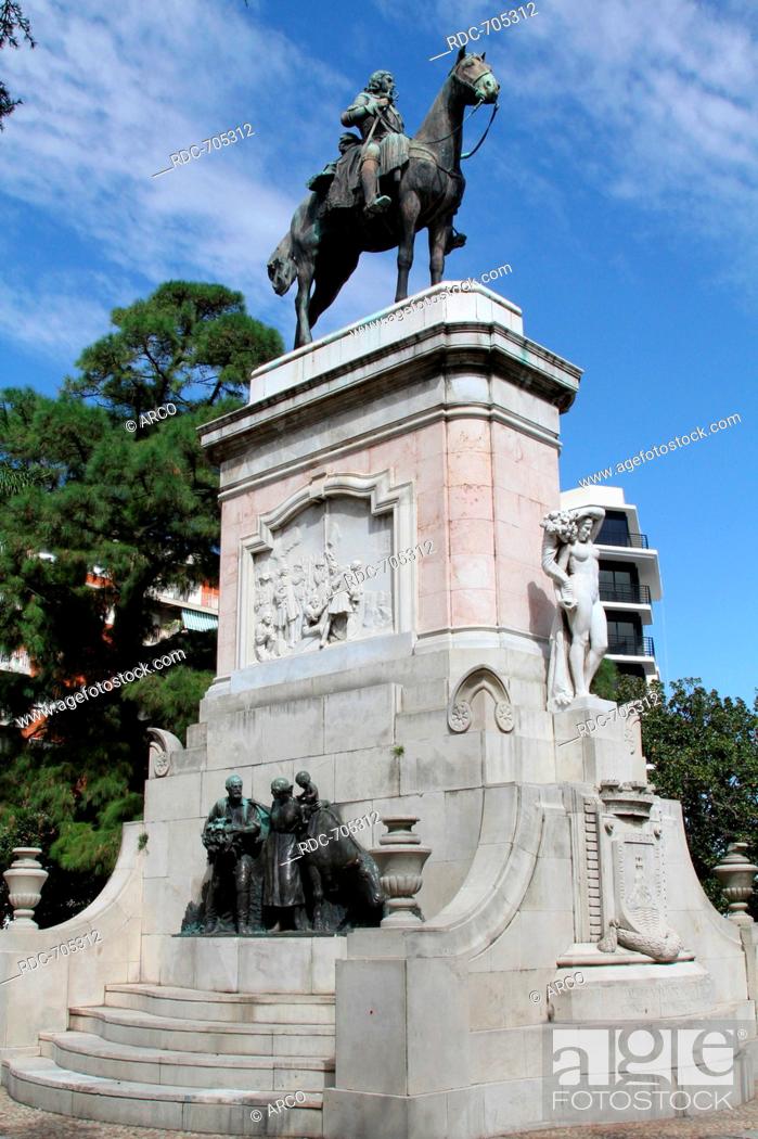 Equestrian statue of General Jose Gervasio Artigas, Montevideo, Uruguay, Stock Photo, Photo et Image Droits gérés. Photo RDC-705312 | agefotostock