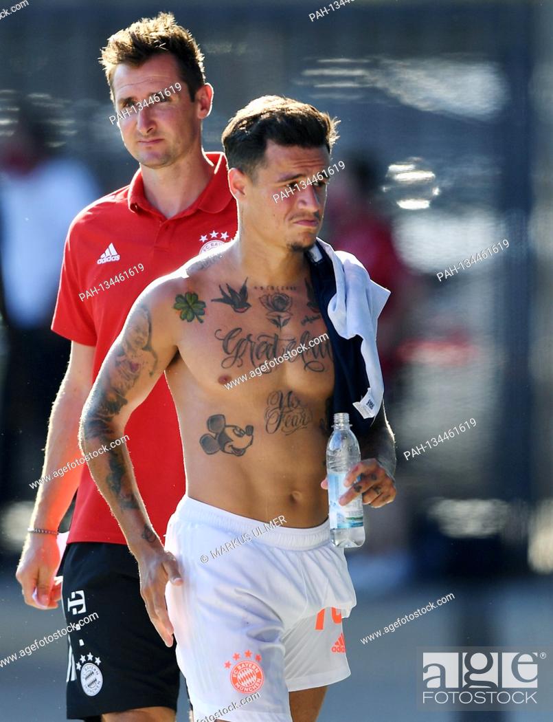 Philippe COUTINHO (FCB) after the game, resigns. Free, naked torso, tattoos,  tattooed, Stock Photo, Picture And Rights Managed Image. Pic. PAH-134461619  | agefotostock