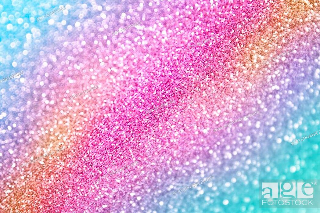 Fun rainbow pink, blue green, purple, yellow color glitter sparkle  background, Stock Photo, Picture And Low Budget Royalty Free Image. Pic.  ESY-061898563 | agefotostock