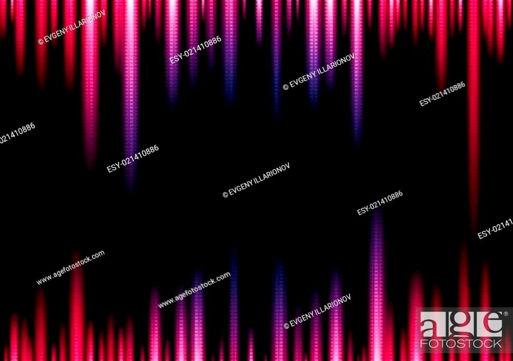 Imagen: Vibrant vector lights abstract background.