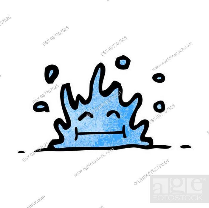 cartoon water splash, Stock Vector, Vector And Low Budget Royalty Free  Image. Pic. ESY-037707525 | agefotostock
