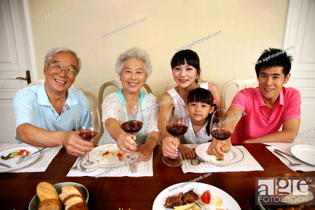 Stock Photo: Family togetherness.