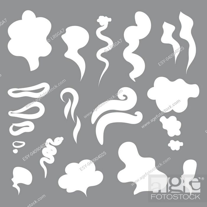 Cartoon smoke and dust clouds. Comic puff and steam vector set, Stock  Vector, Vector And Low Budget Royalty Free Image. Pic. ESY-040904025 |  agefotostock
