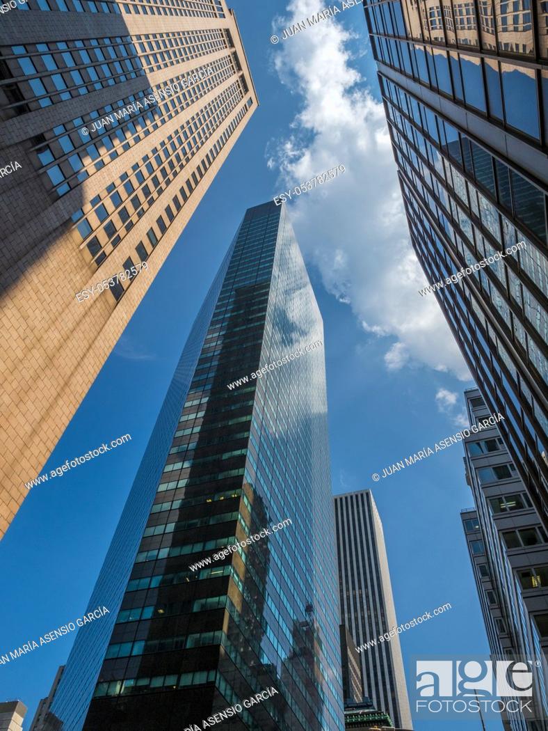 Stock Photo: panoramic of new york.