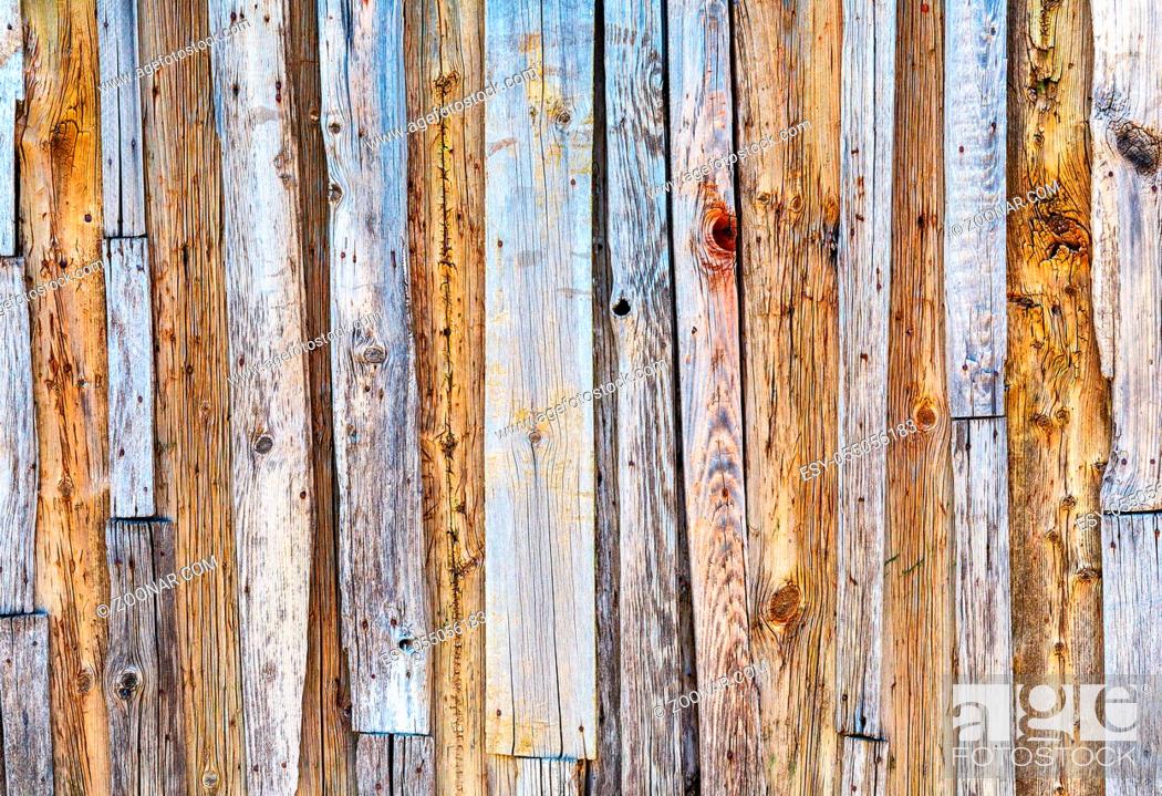 Stock Photo: Wooden boards with natural patterns as background texture.