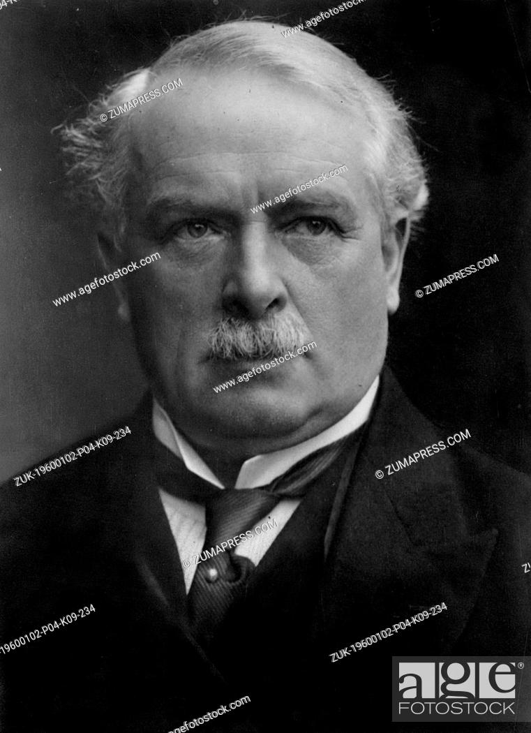 Stock Photo: Dec. 21, 1935 - Unionist Overthrow David Lloyd George:The resignation of Prime minister David Lloyd George and his cabinet has been officially announced.