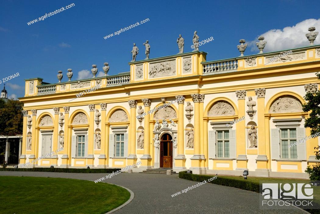 Stock Photo: Wilanow Palace in Warsaw.