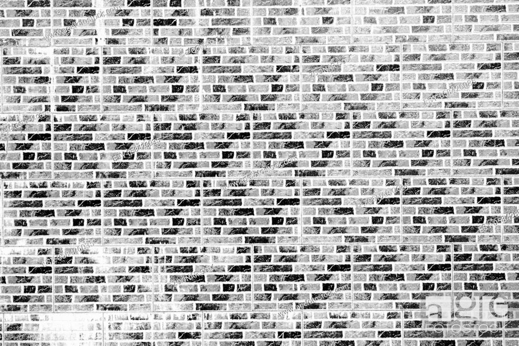 Stock Photo: near  house and block building abstract background in oman the old wall.