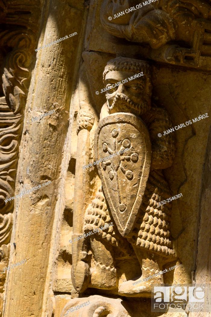 Photo de stock: Romanesque church of Santa María de Piasca (12th century), Piasca, Liébana Valley, Cantabria, Spain, Europe.