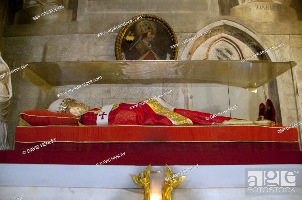 Stock Photo: Pope Gregory X (c.?1210 – 10 January 1276), born Teobaldo Visconti, was Pope from 1 September 1271 to his death in 1276 and was a member of the Secular.