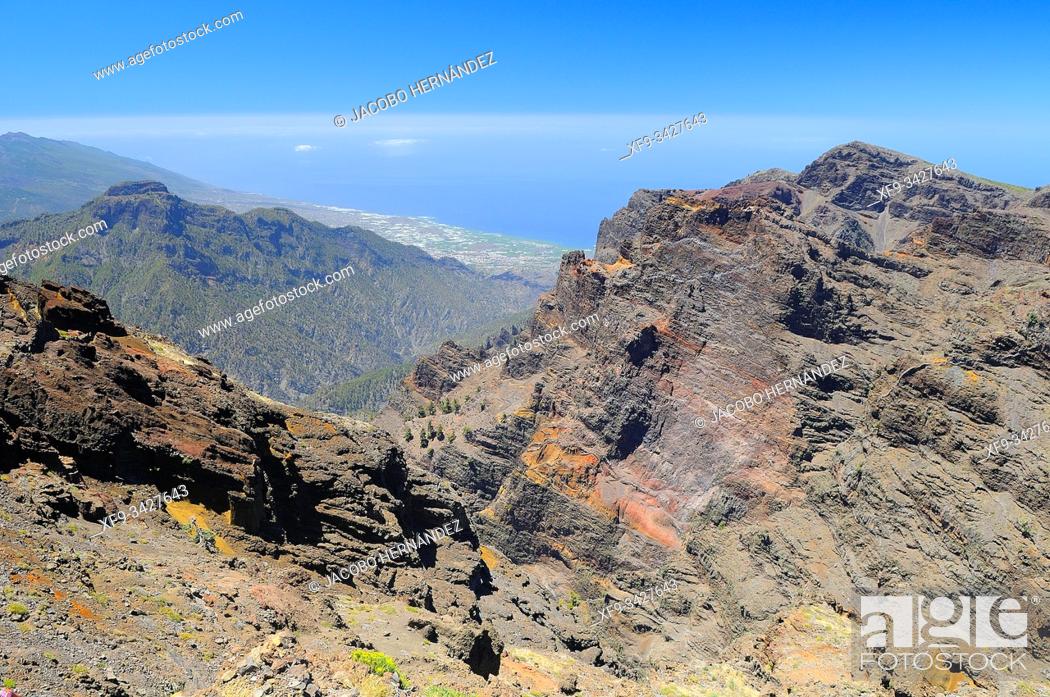 Stock Photo: Caldera de Taburiente National Park. La Palma. Canary Islands. Spain.
