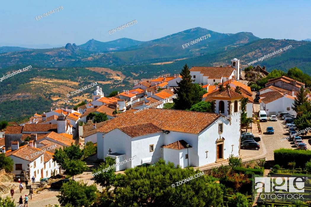 Stock Photo: Village Marvao - Portugal - architecture background.