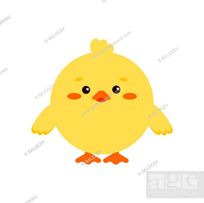 Circle duckling bird farm animal face icon isolated on white background,  Stock Vector, Vector And Low Budget Royalty Free Image. Pic. ESY-061809362  | agefotostock