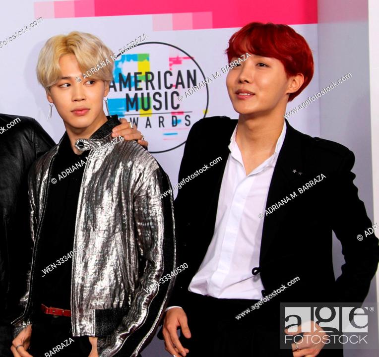 2017 American Music (Ama) Awards - Arrivals Featuring: Jin, J-Hope, Rm, Suga,  Jimin, V, Stock Photo, Picture And Rights Managed Image. Pic. Wen-33340530  | Agefotostock