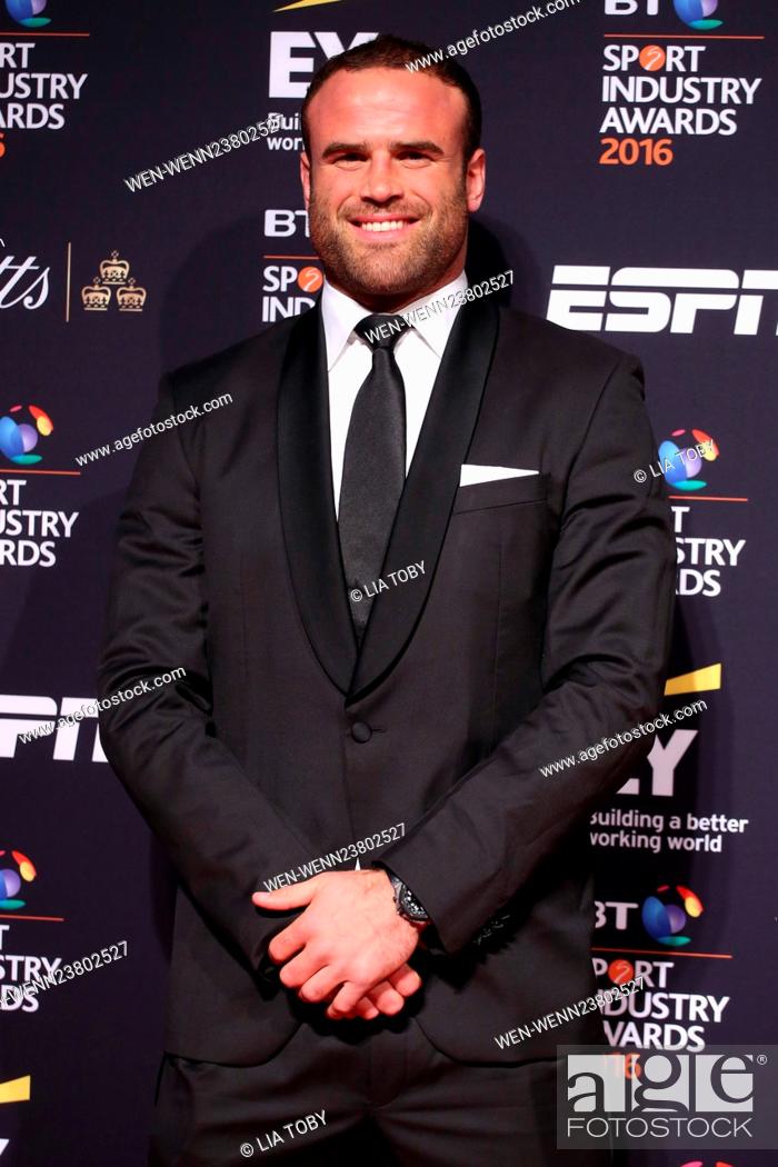 Stock Photo: The BT Sports Awards 2016 held at Battersea Evolution - Arrivals Featuring: Jamie Roberts Where: London, United Kingdom When: 28 Apr 2016 Credit: Lia Toby/WENN.