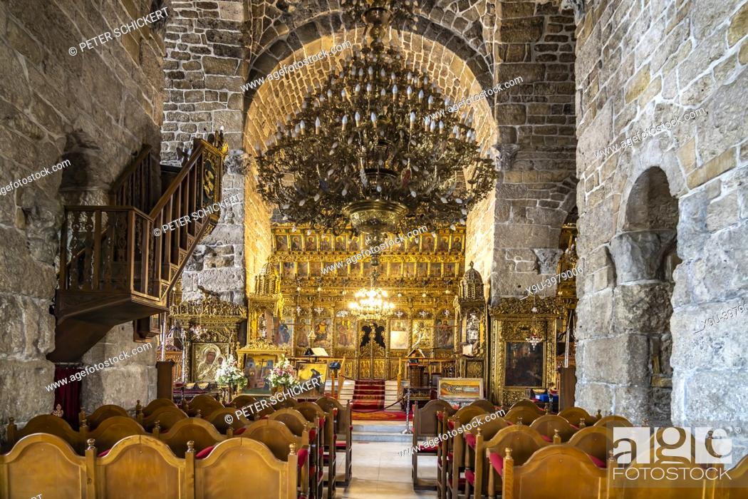 Stock Photo: Church of Saint Lazarus interior, Larnaca, Cyprus, Europe.