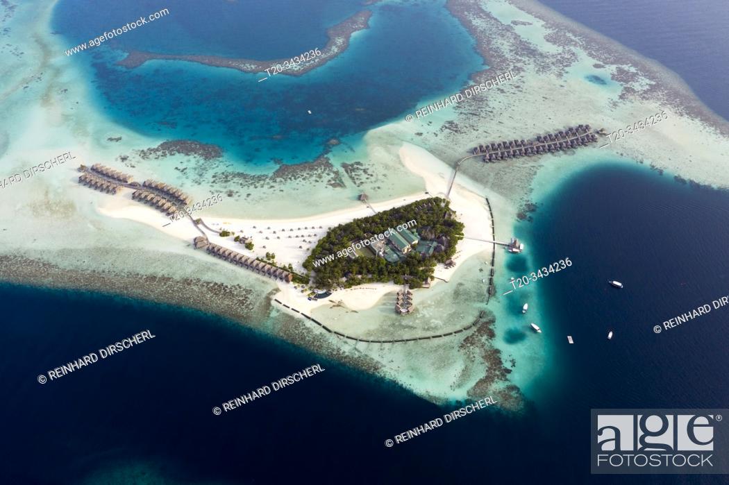 Imagen: Vacation Island Moofushi, Ari Atoll, Indian Ocean, Maldives.